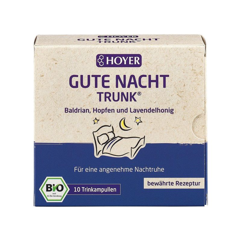Gute Nacht-Trunk Trinkampullen, EU Bio