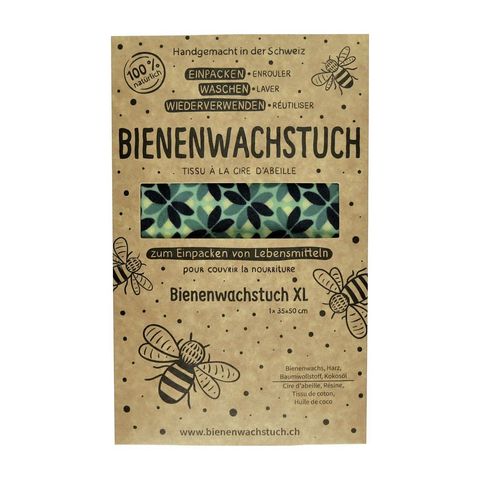 Bienenwachstuch XL, 35 x 50 cm, ohne Zertifizierung