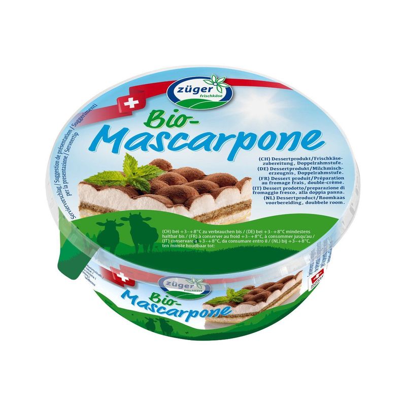 Mascarpone, Schweizer Bio-Verordnung