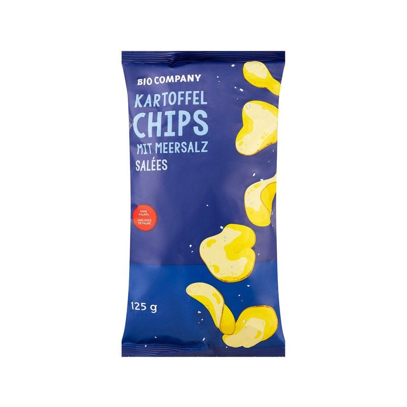 Kartoffelchips mit Meersalz, EU Bio