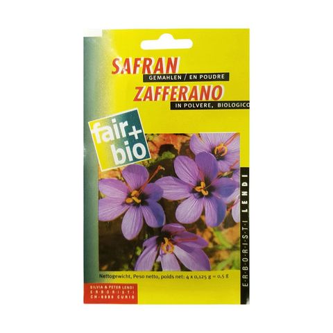 Safran gemahlen, Schweizer Bio-Verordnung
