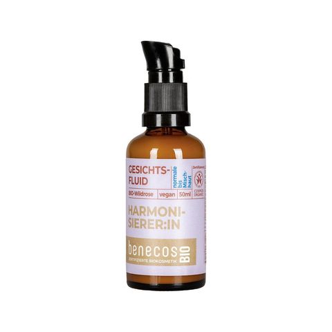 Gesichtsfluid BIO-Wildrose - normale bis Mischhaut, BDIH COSMOS ORGANIC