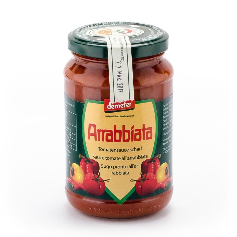 Sauce Tomaten Arrabbiata, Demeter