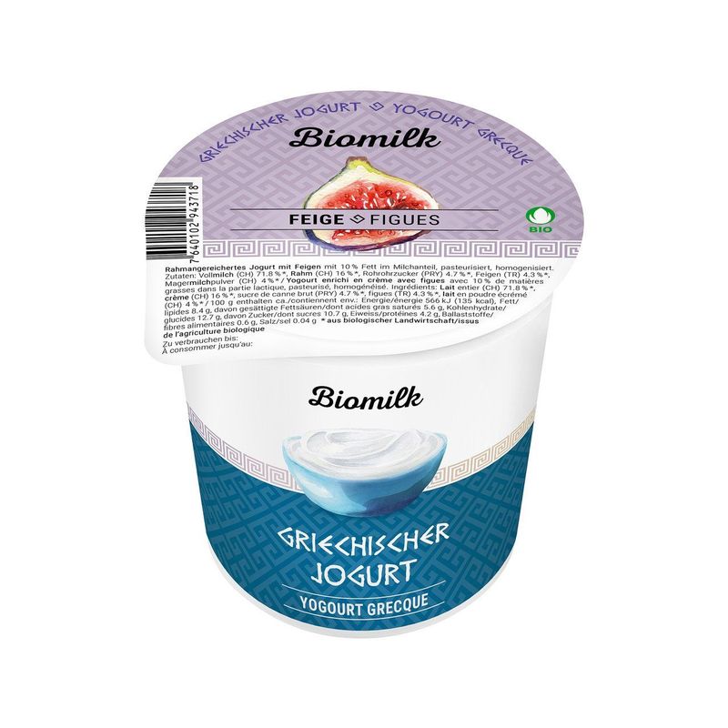 Jogurt Feige griechische Art, Bio Knospe