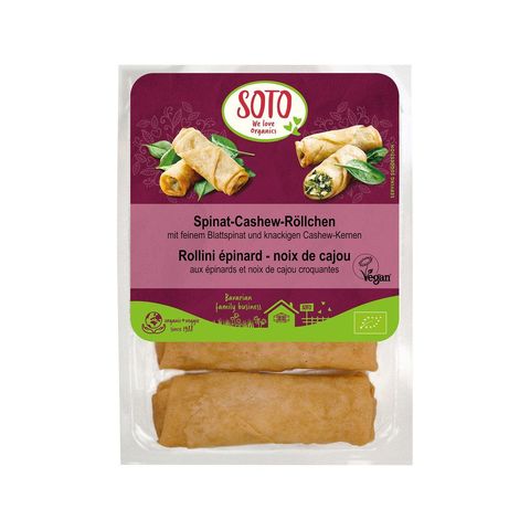 Spinat-Cashew Röllchen, EU Bio