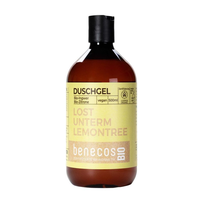 Duschgel BIO-Ingwer + BIO-Zitrone, BDIH COSMOS ORGANIC