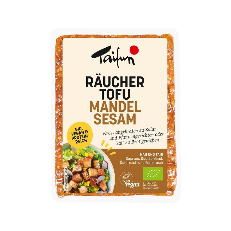 Räuchertofu Mandel-Sesam, EU Bio
