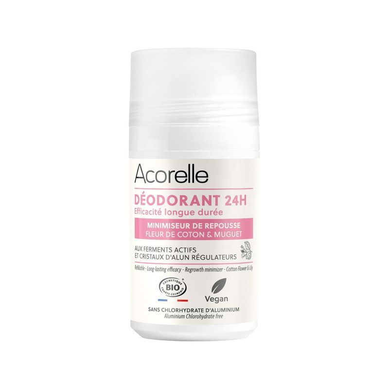 Roll-On Deo 24h Haarwuchsverzögernd, Cosmetique Bio - COSMOS ORGANIC