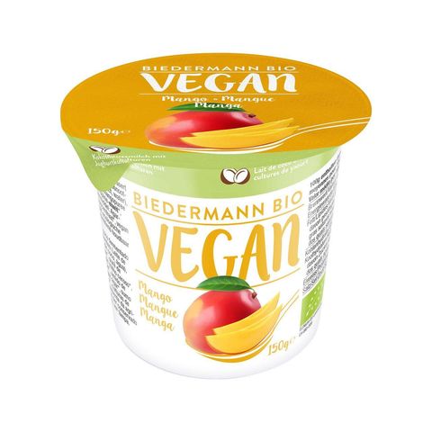 Vegan Kokos Mango Alternative zu Jogurt, Schweizer Bio-Verordnung