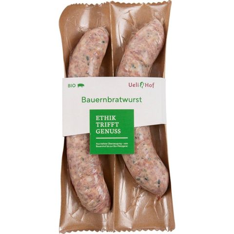 Bauernbratwurst, Bio Knospe Schweiz