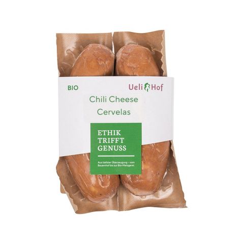 Cervelat Chili Cheese, Schweizer Bio-Verordnung