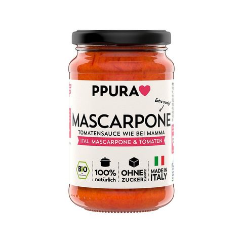 Sugo Mascarpone mit Ital. Mascarpone und Tomaten, Schweizer Bio-Verordnung