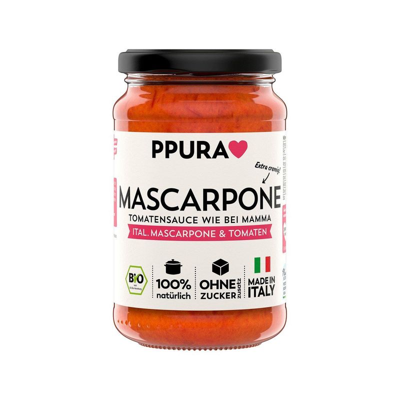 Sugo Mascarpone mit Ital. Mascarpone und Tomaten, Schweizer Bio-Verordnung