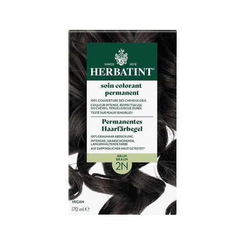 Haarfärbegel 2N Braun, ohne Zertifizierung