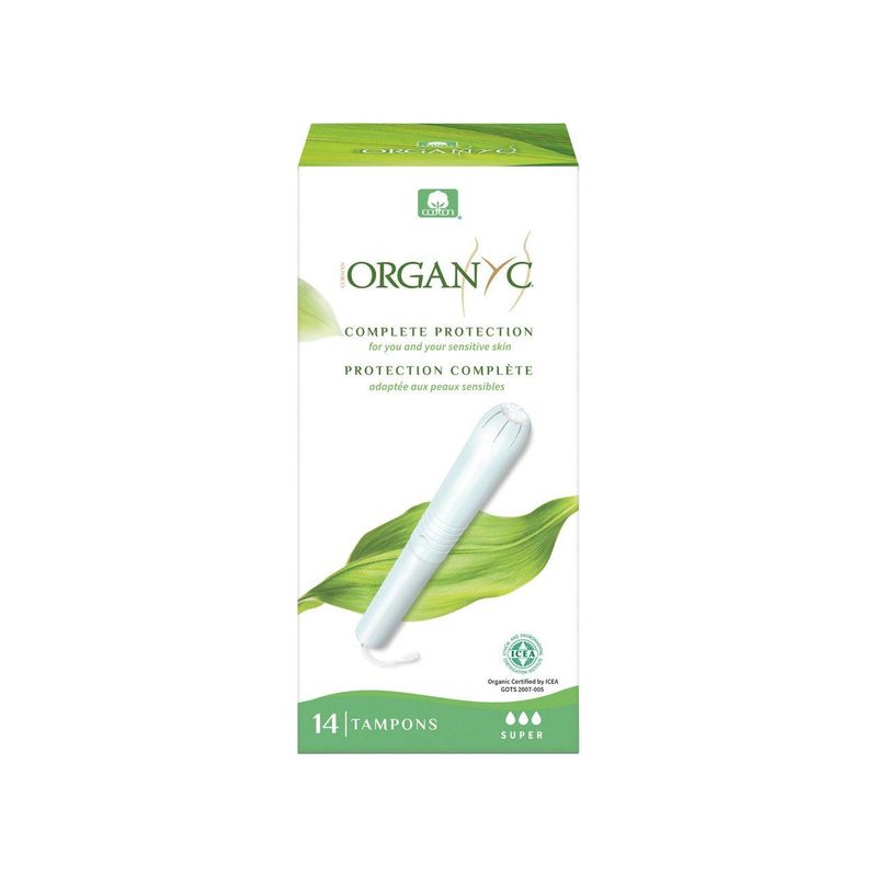 Tampons Super mit Applikator, GOTS Global Organic Textile Standard