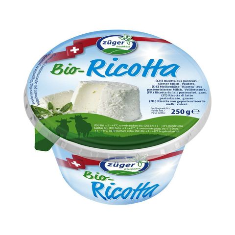 Ricotta, Schweizer Bio-Verordnung