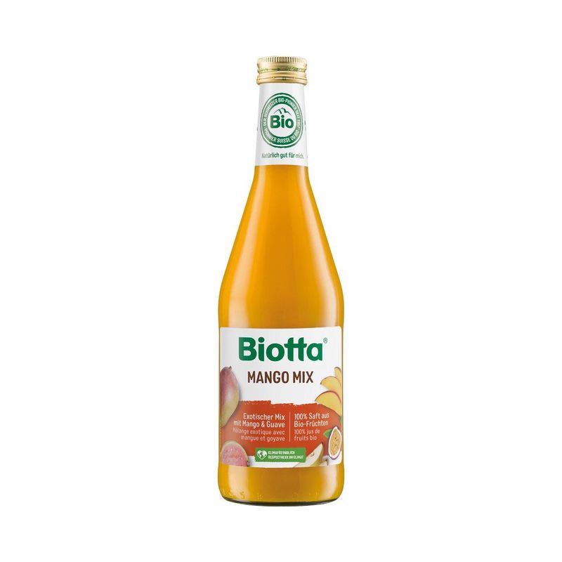 Mango Mix Fruchtsaft, Schweizer Bio-Verordnung