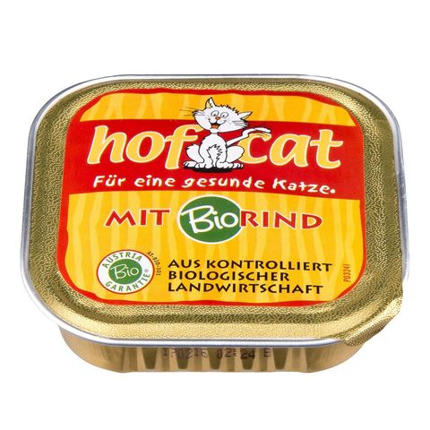 Katzenfutter Rind, EU Bio