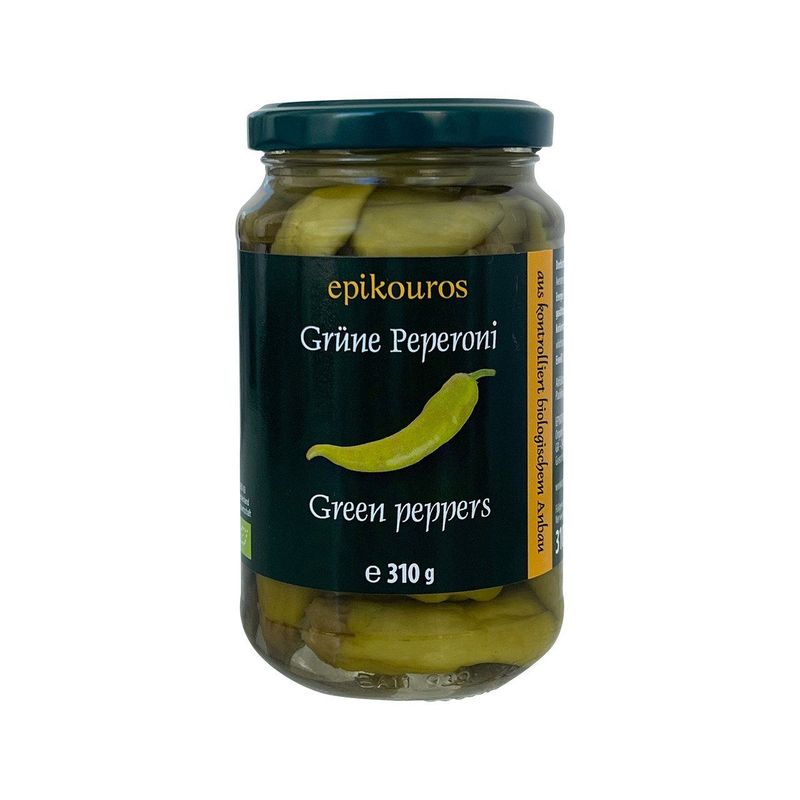 Grüne Peperoni, EU Bio