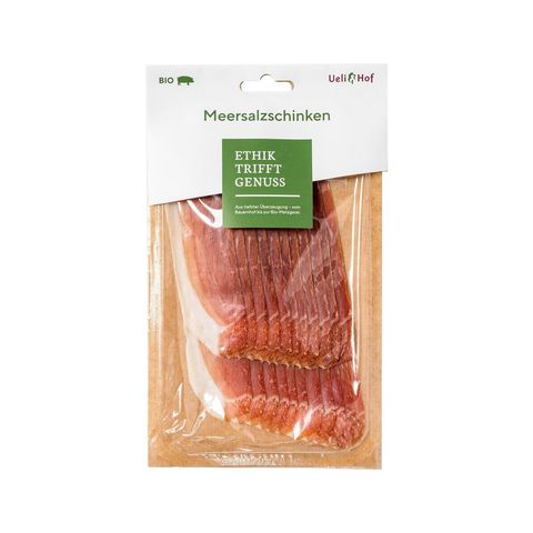 Jambon au sel marin en tranches, Bio Knospe Schweiz