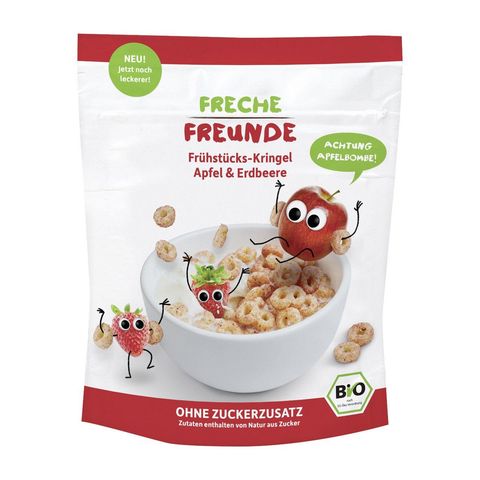 Frühstücks-Kringel Apfel & Erdbeere, EU Bio