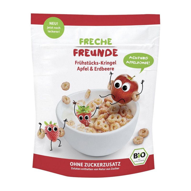 Frühstücks-Kringel Apfel & Erdbeere, EU Bio