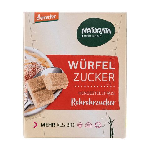 Würfelzucker aus Roh-Rohrzucker, Demeter