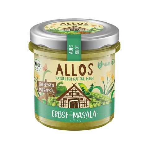 aufs Brot Erbse Masala, EU Bio
