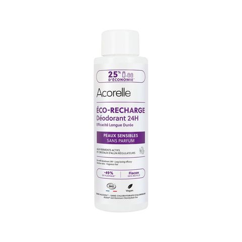 Eco-Refill Roll-On Deo 24h Sensible Haut, Cosmetique Bio - COSMOS ORGANIC