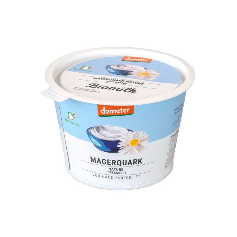Magerquark Nature, Bio Knospe Schweiz / Demeter