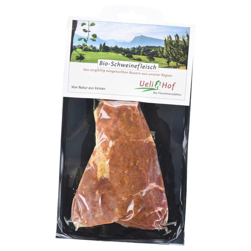 Holzfällersteak, Bio Knospe Schweiz