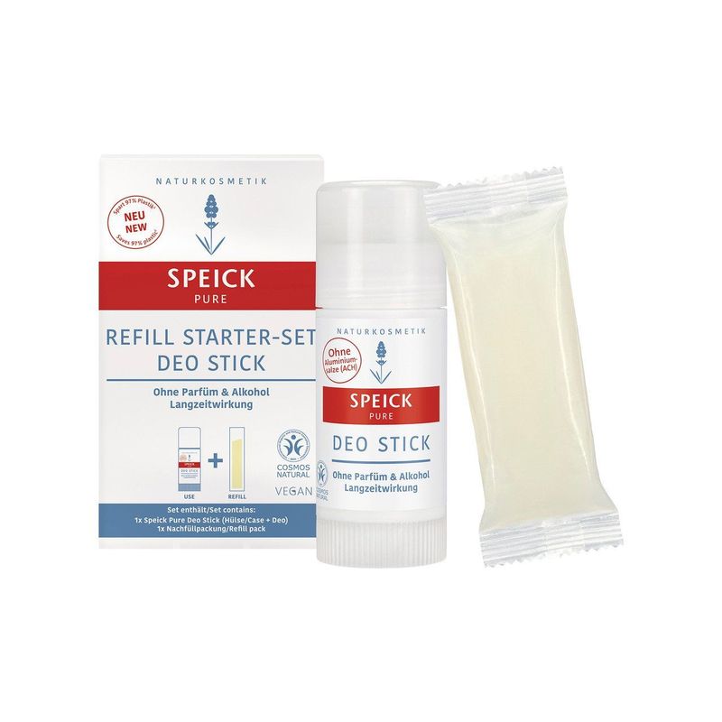 Pure Refill Starter Set Deo Stick, BDIH COSMOS NATURAL