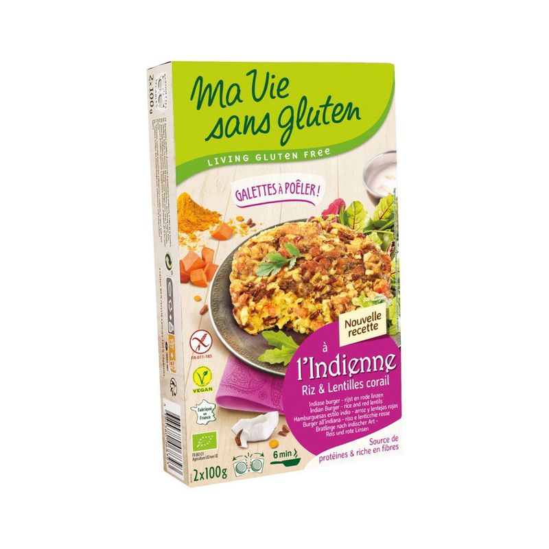 Bratlinge à l'Indienne, glutenfrei, EU Bio