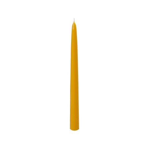 Bienenwachs Spitzkerze 245 x 23 mm, ohne Zertifizierung