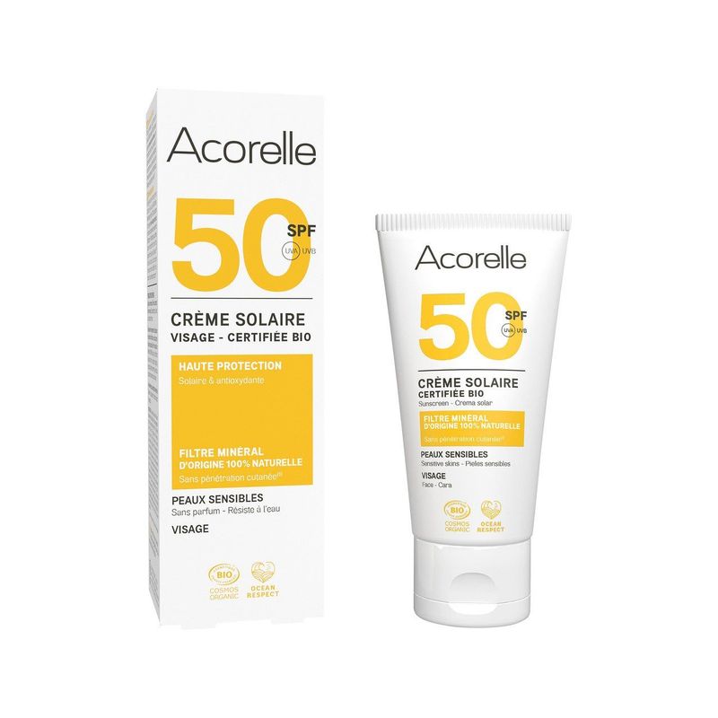 Sonnencreme Gesicht SPF50, Cosmetique Bio - COSMOS ORGANIC