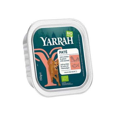 Hundefutter Paté mit Huhn & Lachs, EU Bio