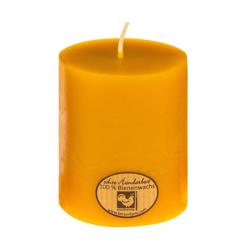 Bienenwachskerze Stumpen 75 x 64 mm, ohne Zertifizierung