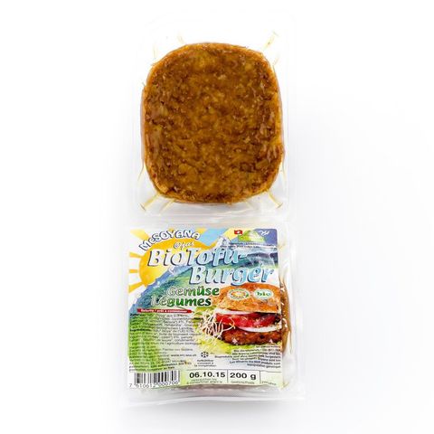 Tofuburger Gemüse, Schweizer Bio-Verordnung