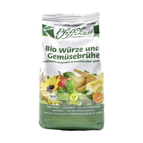 Streuwürze und Gemüsebrühe, EU Bio
