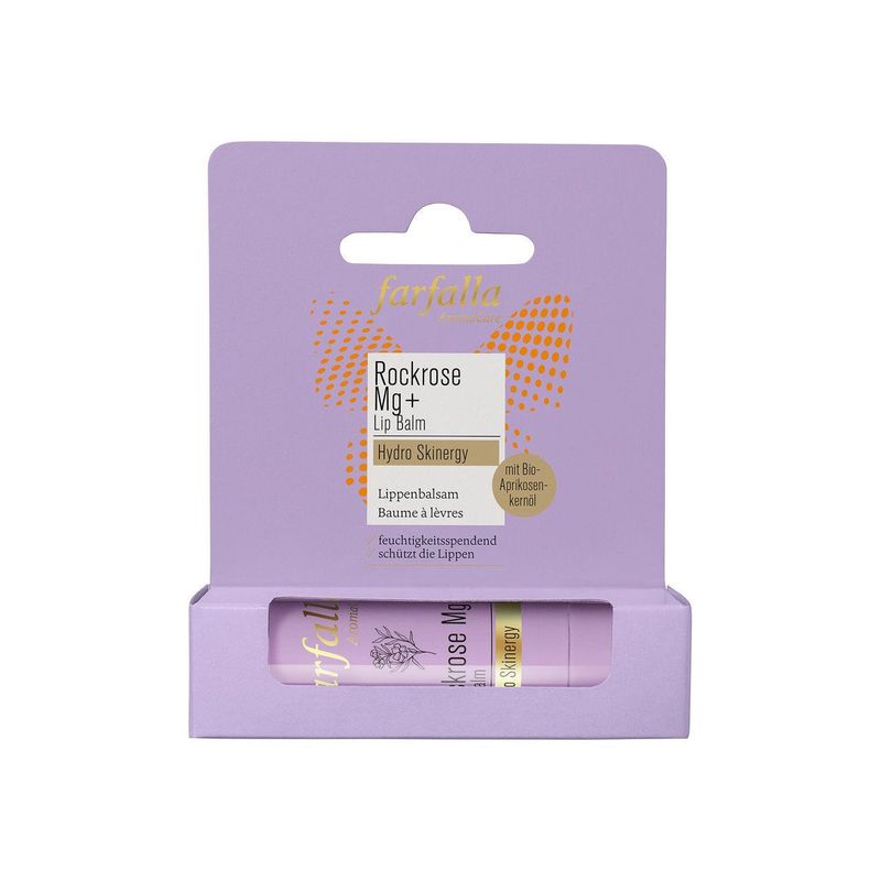 Rockrose Mg+ Lip Balm, NaTrue