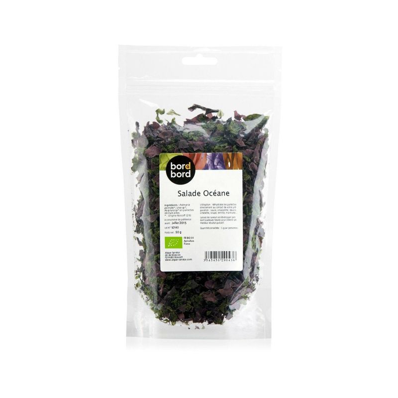 Algen Getrocknete Flocken, salade océane, EU Bio