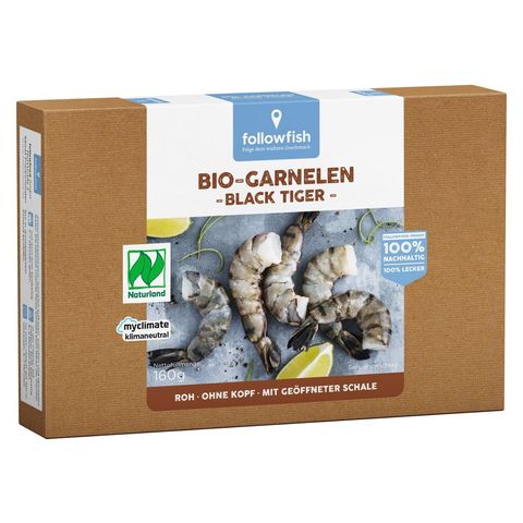 TK Black Tiger Garnelen, roh, EU Bio