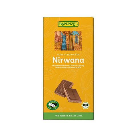 Schokolade Nirwana, HiH, EU Bio / Fairer Handel (Claro; Hand in Hand; etc.)