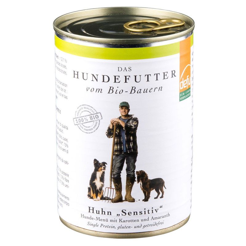 Hundefutter Sensitiv Huhn, EU Bio