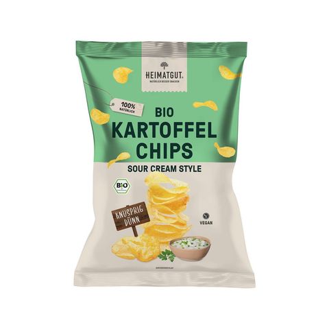 Kartoffel Chips Sour Cream Style, EU Bio