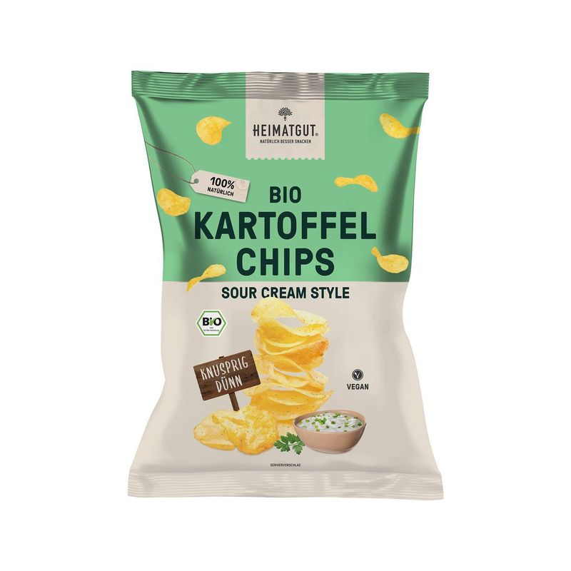 Kartoffel Chips Sour Cream Style, EU Bio