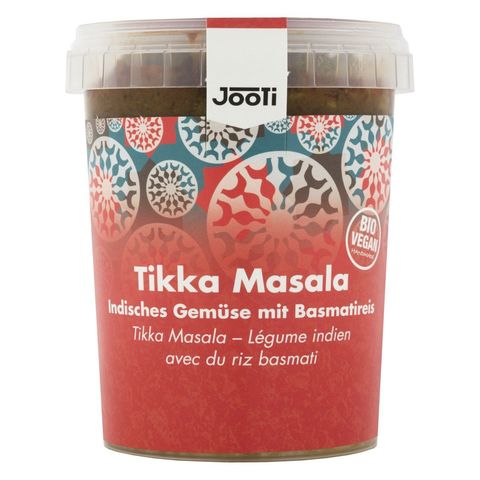 Tikka Masala indisches Gemüse mit Reis, EU Bio