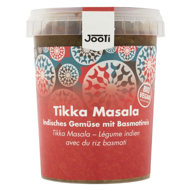 Tikka Masala indisches Gemüse mit Reis, EU Bio
