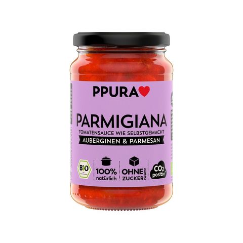 Sugo Parmigiana mit Auberginen und Parmesan, Schweizer Bio-Verordnung
