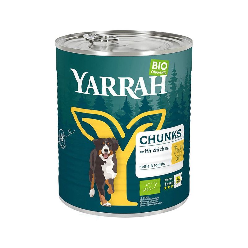 Hundefutter Chunks Huhn, EU Bio